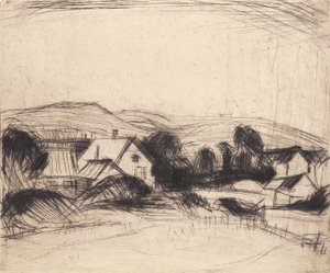 En landsby af Alfred Simonsen