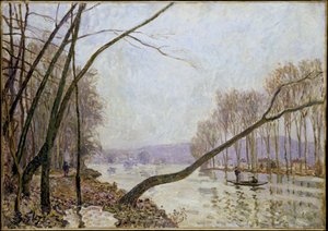 Seinens bred om efteråret af Alfred Sisley