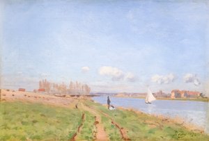 Seinen ved Argenteuil af Alfred Sisley
