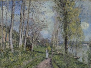 Seines bredder, ca. 1880-81 af Alfred Sisley