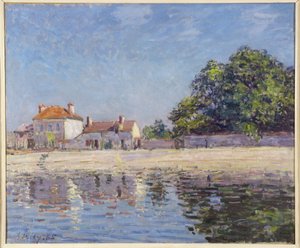 Bredden af Loing, Saint-Mammes af Alfred Sisley