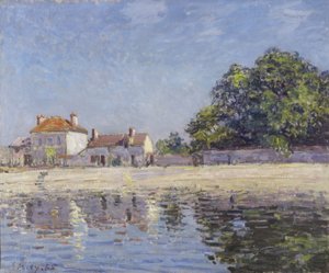 Banks of the Loing, Saint-Mammes (floden Loing ved Saint-Mammes), 1885 af Alfred Sisley