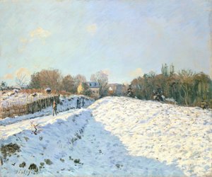 Effekten af sne ved Argenteuil, 1874