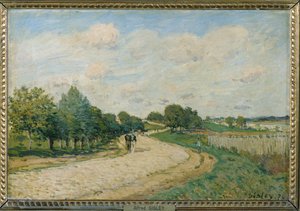 Vejen til Mantes ... af Alfred Sisley