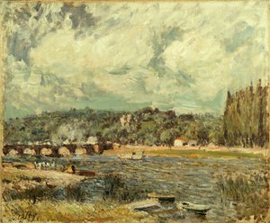 Le Pont de Sevresdani af Alfred Sisley
