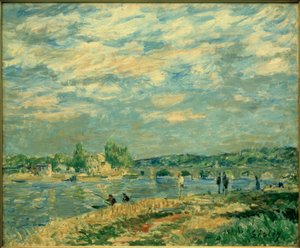 Pont de Sèvres af Alfred Sisley