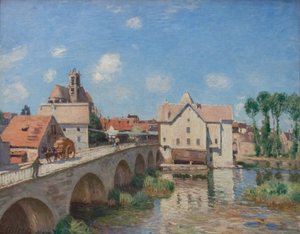 Moret-broen af Alfred Sisley