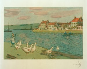 Gæssene af Alfred Sisley