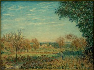 september morgen af Alfred Sisley
