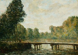 Lille bro over Orvanne, 1890 af Alfred Sisley