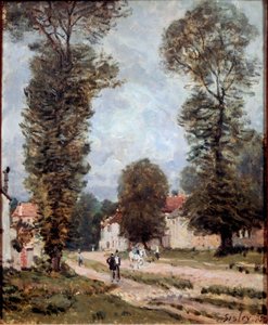Vejen til Versailles af Alfred Sisley