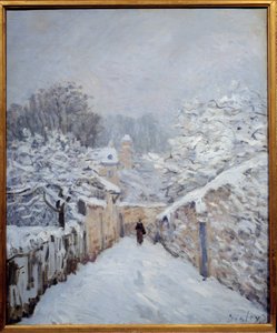 Lunta Louveciennesissä af Alfred Sisley