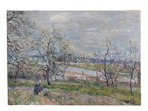 Forår i Veneux-Nadon, 1882 af Alfred Sisley