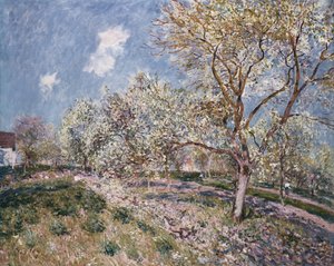 Forår i Veneux, 1880 af Alfred Sisley