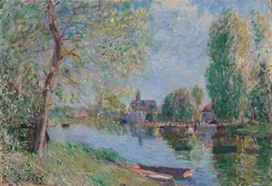 Forår i Moret-sur-Loing; Forår i Moret sur Loing, 1891