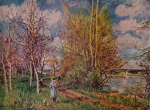 Kilde ved flodbredderne, slutningen af det 19. århundrede. 1941 af Alfred Sisley