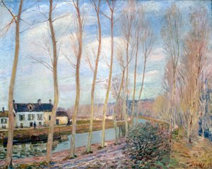 Loing-kanalen, 1892 af Alfred Sisley