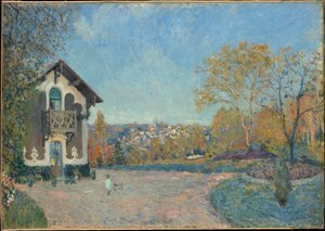 Udsigt over Marly-le-Roi fra Coeur-Volant af Alfred Sisley