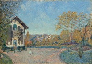 Udsigt over Marly-le-Roi fra Coeur-Volant, 1876. af Alfred Sisley