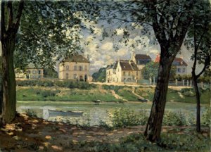 Villeneuvela-Garenne af Alfred Sisley