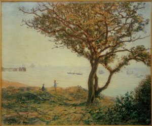 Cardiff Bay (både i Cardiff Bay) af Alfred Sisley
