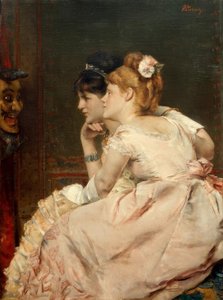 A.Stevens, den japanske maske af Alfred Emile Stevens