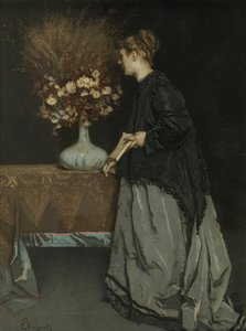 Efterårsblomster, 1867 af Alfred Emile Stevens
