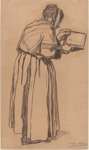 Kvinde læser af Alfred Emile Stevens
