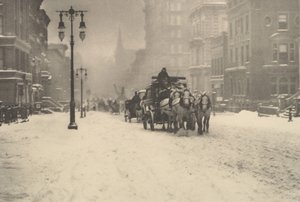 En trist dag, ca. 1897 (fotogravure) af Alfred Stieglitz