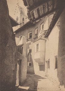 En gade i Sterzing, Tyrol af Alfred Stieglitz