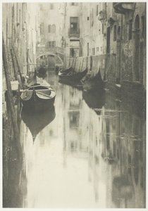 En venetiansk kanal af Alfred Stieglitz