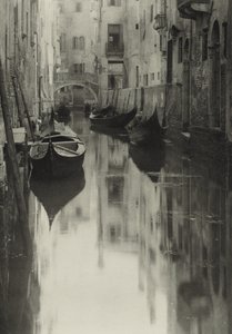En kanal i Venedig af Alfred Stieglitz