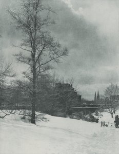 En vinterhimmel – Central Park af Alfred Stieglitz