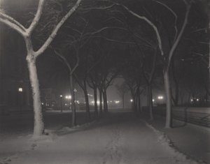 En iskold nat af Alfred Stieglitz