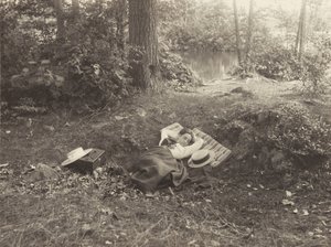 Emmy Obermeyer, Tea Island, Lake George af Alfred Stieglitz