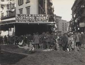 Five Points, New York af Alfred Stieglitz
