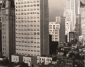 Fra mit vindue på et amerikansk sted, nord af Alfred Stieglitz