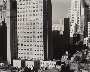 Fra mit vindue på An American Place, North af Alfred Stieglitz