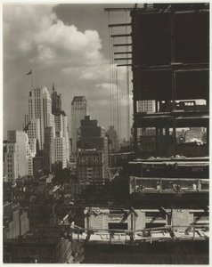 Fra mit vindue på et amerikansk sted, nord, 1931. af Alfred Stieglitz