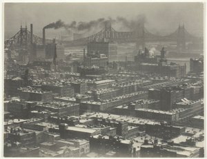 Fra værelse 3003 - The Shelton, New York, Looking Northeast, 1927. af Alfred Stieglitz
