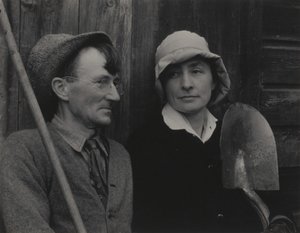 Georgia O’Keeffe og Donald Davidson af Alfred Stieglitz