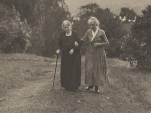 Hedwig Stieglitz og Katherine Herzig, Lake George af Alfred Stieglitz