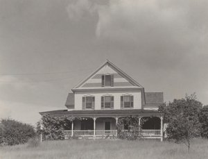 Huset på bakken, Lake George af Alfred Stieglitz
