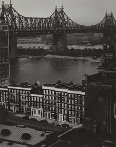 New York set fra 405 E 54th Street af Alfred Stieglitz