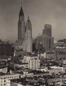 New York fra 405 East 54th Street af Alfred Stieglitz