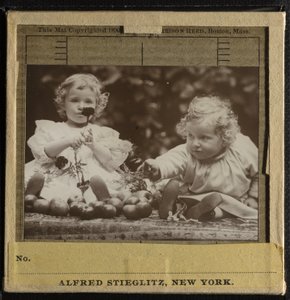 Nieser - Flora Holding Flower og Hedwig af Alfred Stieglitz