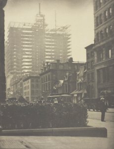 Gamle og New York, 1910. af Alfred Stieglitz