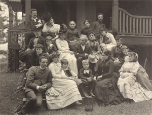 Familien Stieglitz i Oaklawn ved Lake George af Alfred Stieglitz