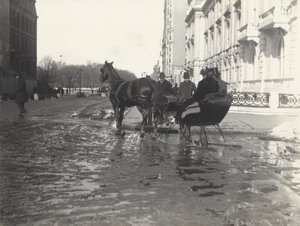 Søndag, Fifth Avenue og 57th Street, New York af Alfred Stieglitz