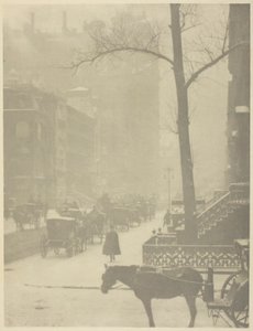 The Street, Fifth Avenue af Alfred Stieglitz